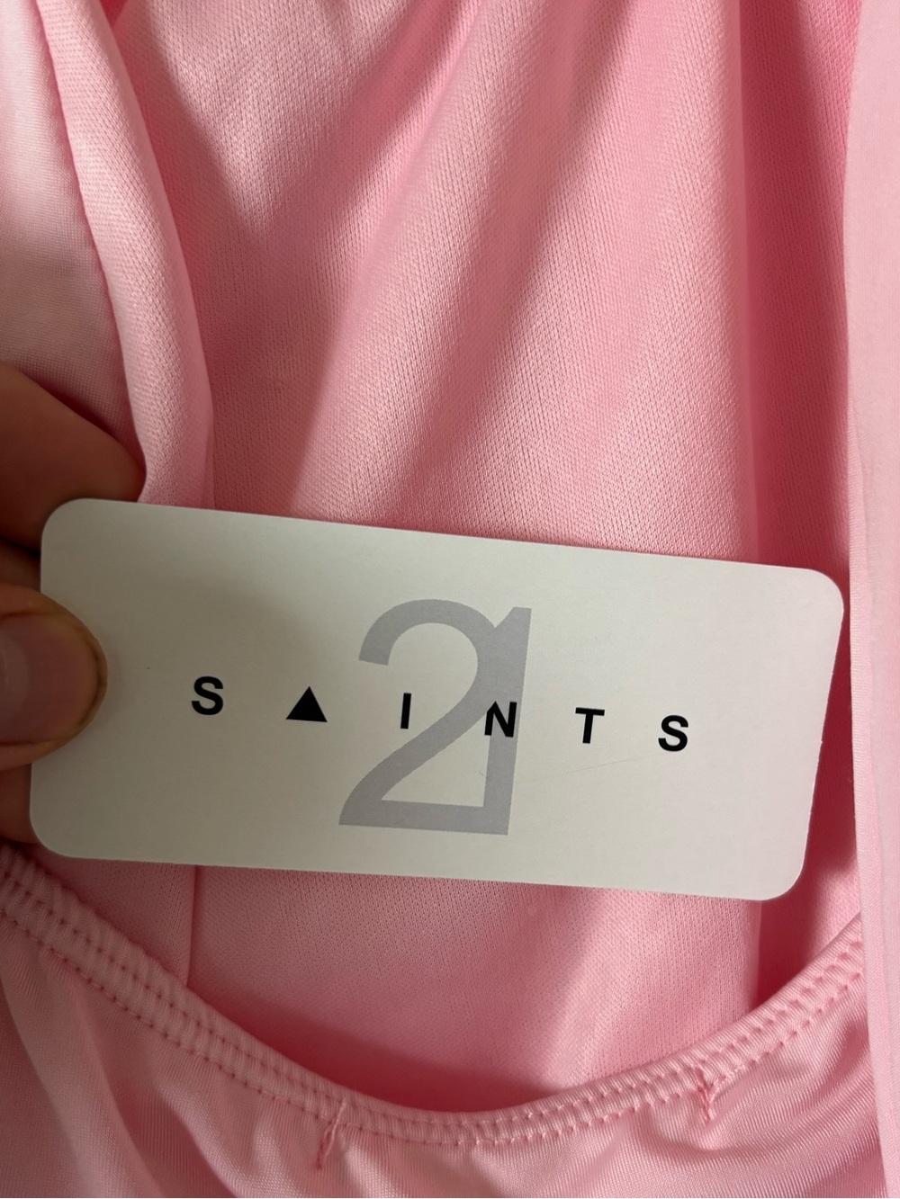 All Saints Pink Halter Mini Dress - Picture 5 of 6